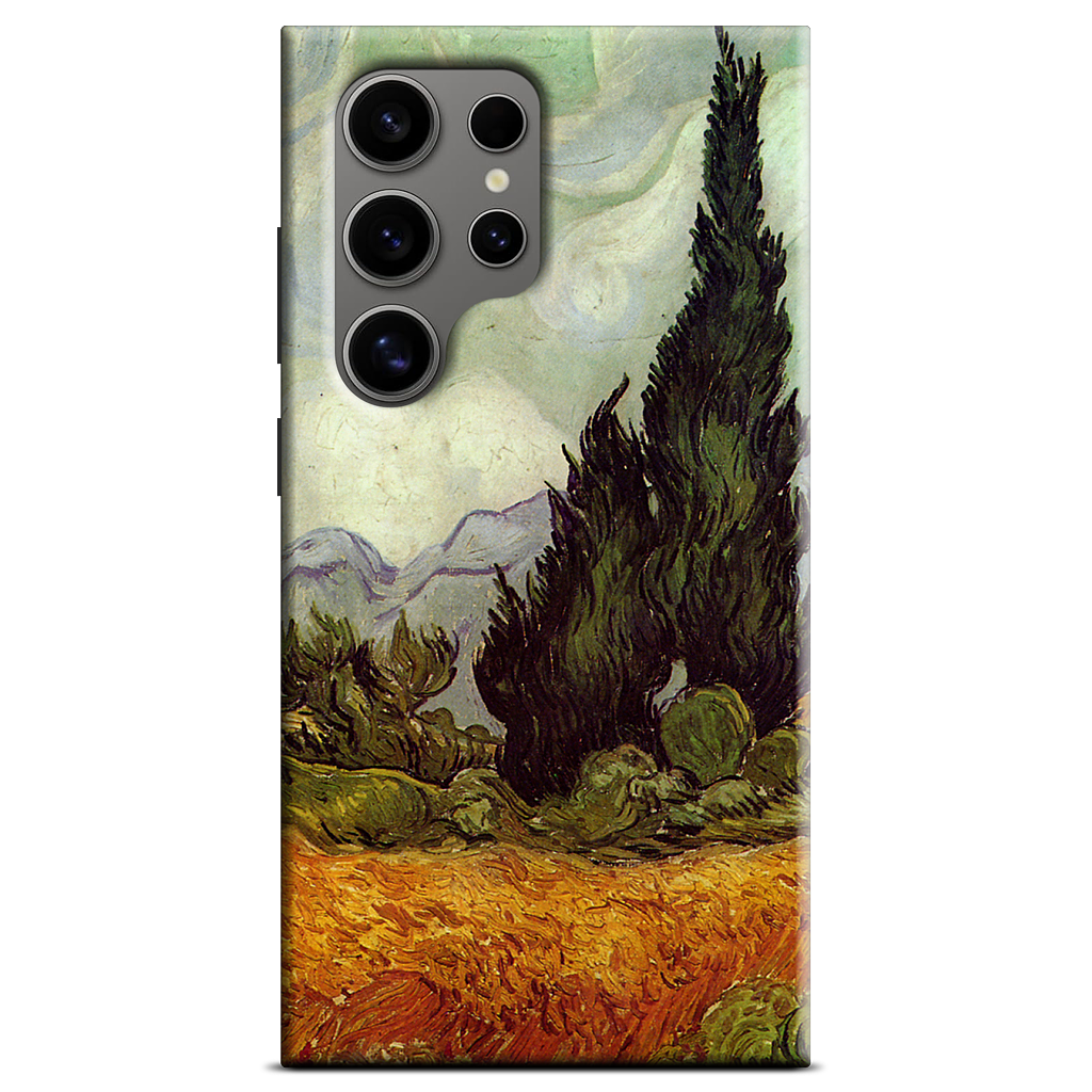 A Wheatfield with Cypresses Samsung Case