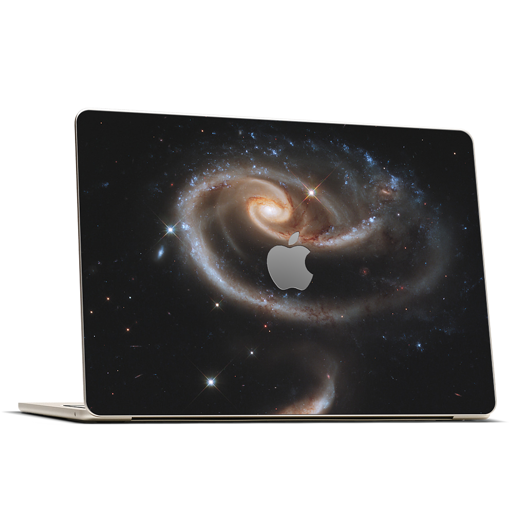 A Rose Of Galaxies MacBook Skin