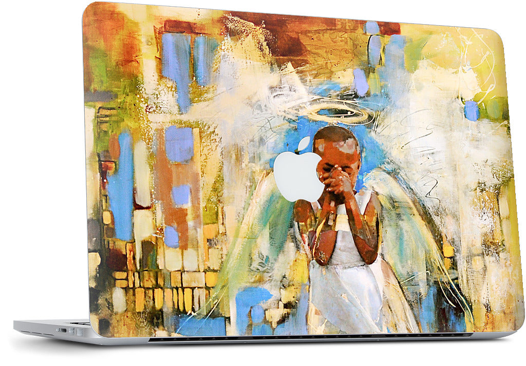 Shy Angel MacBook Skin