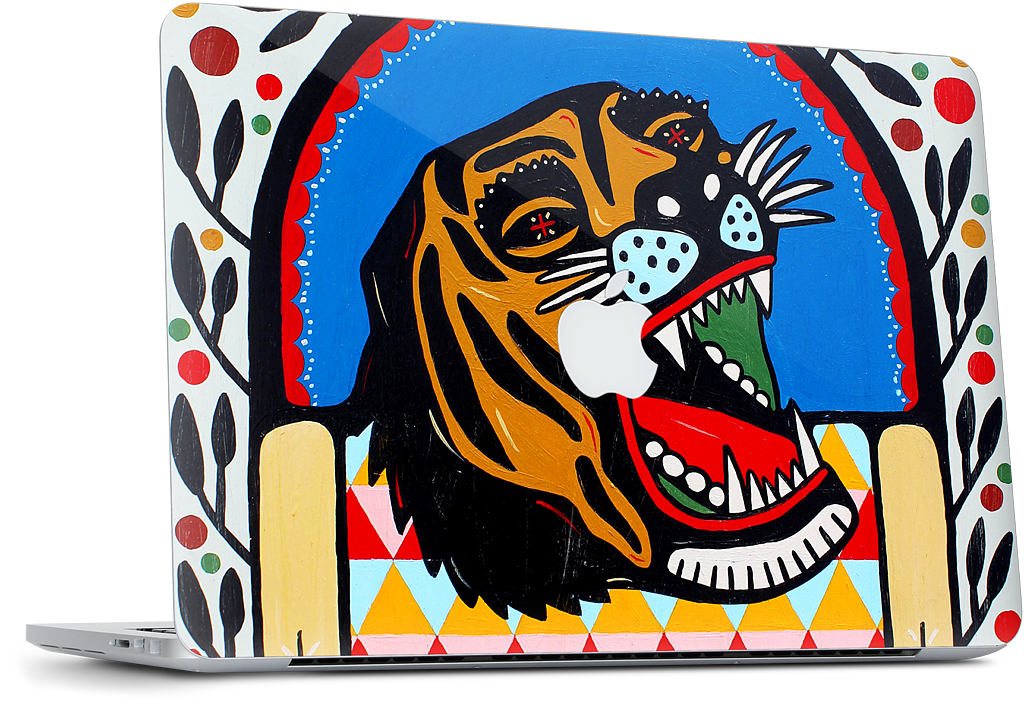 Tiger Coffin MacBook Skin