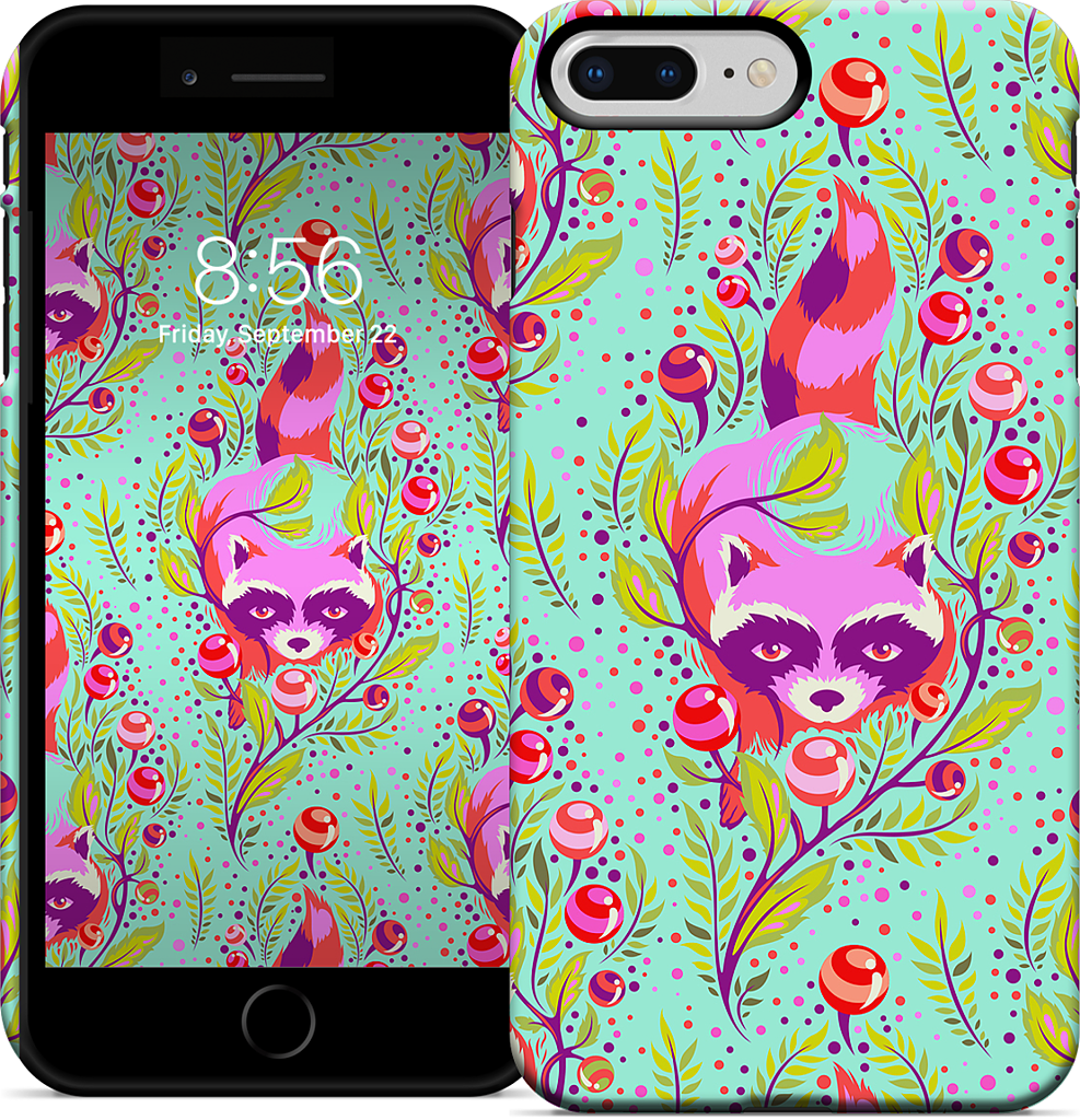 Raccoon Poppy iPhone Case
