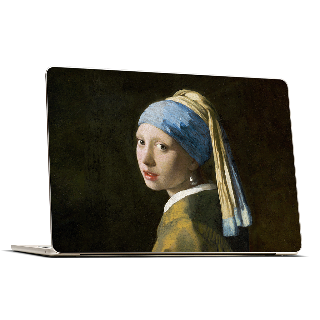 Girl with a Pearl Earring MacBook Skin