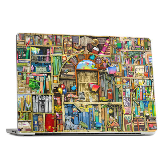 Bookshelf 2 MacBook Skin