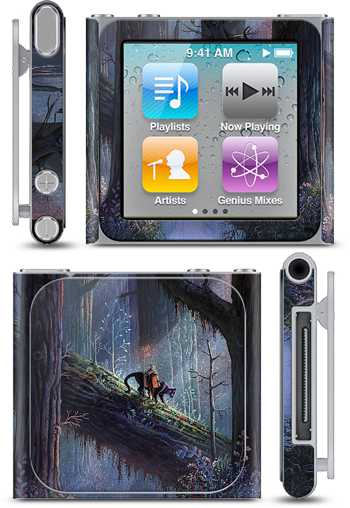 Emerging from the Deepness iPod Skin
