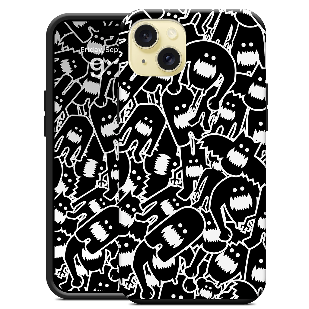 Monster Collage 2 iPhone Case