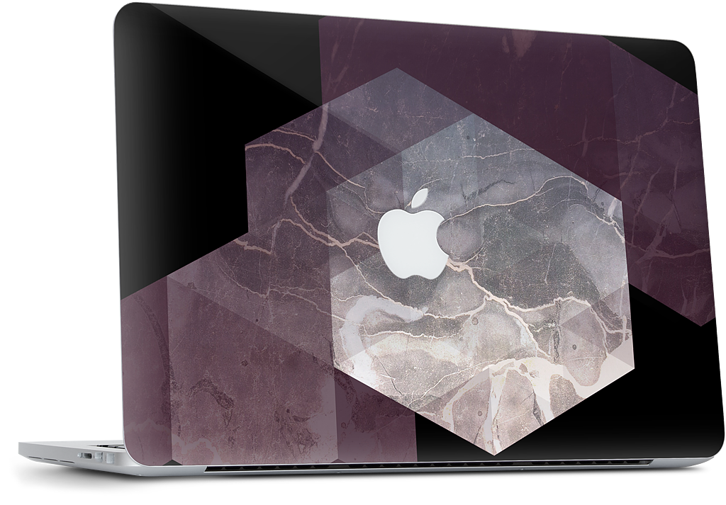 Marble Geometry MacBook Skin