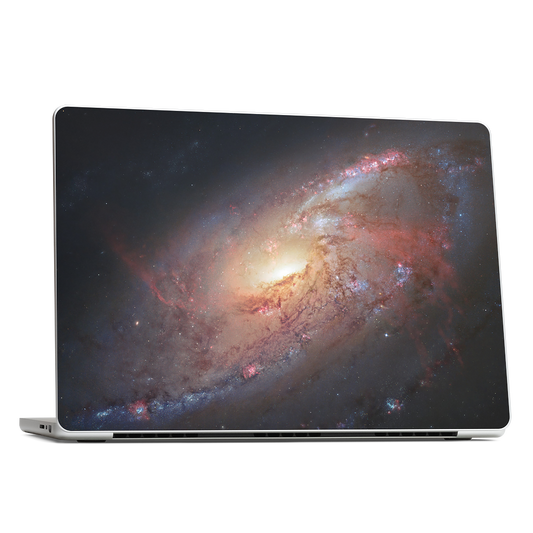 M106 Spiral Galaxy MacBook Skin