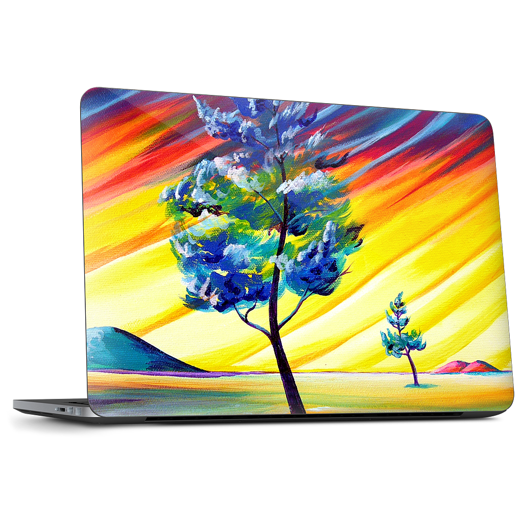 Thick Frost Sunset Glow Dell Laptop Skin
