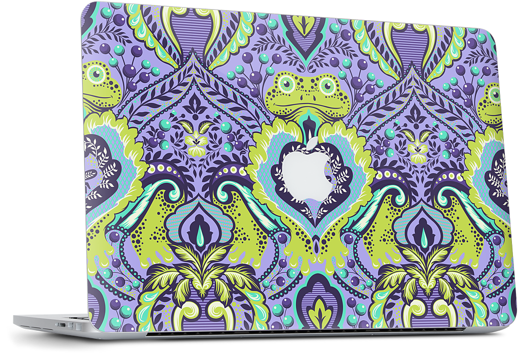 Frog Prince Orchid MacBook Skin