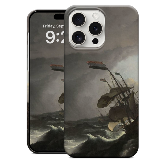 Warships During a Storm iPhone Case