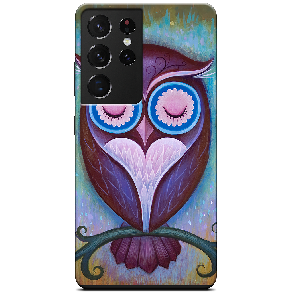 Sleepy Owl Samsung Case