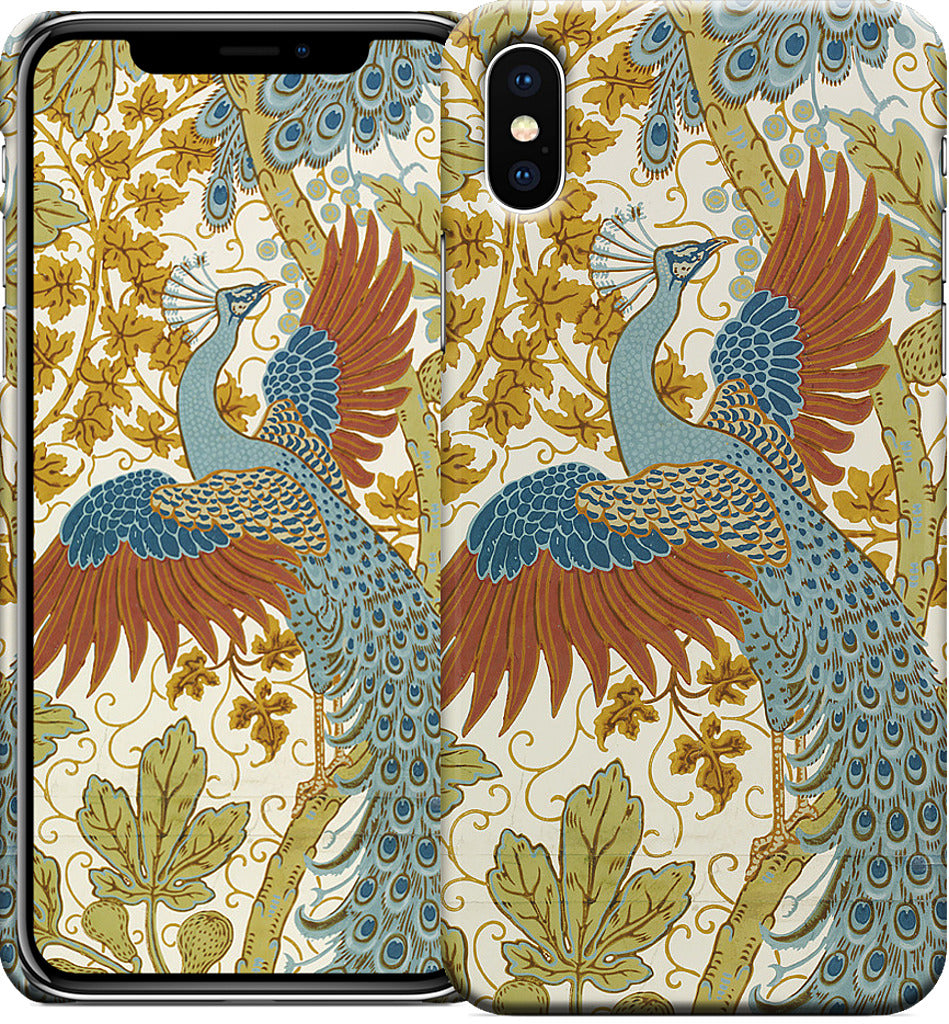 Fig and Peacock iPhone Case
