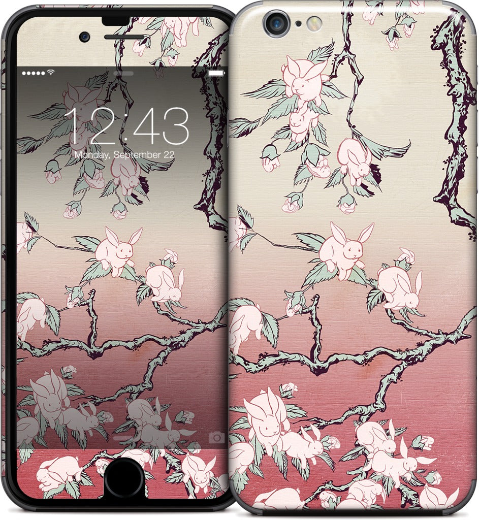 Bunny Blossom iPhone Skin