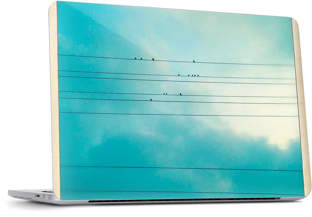 Birds on a wire MacBook Skin