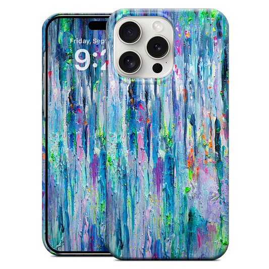 Silver Rain iPhone Case