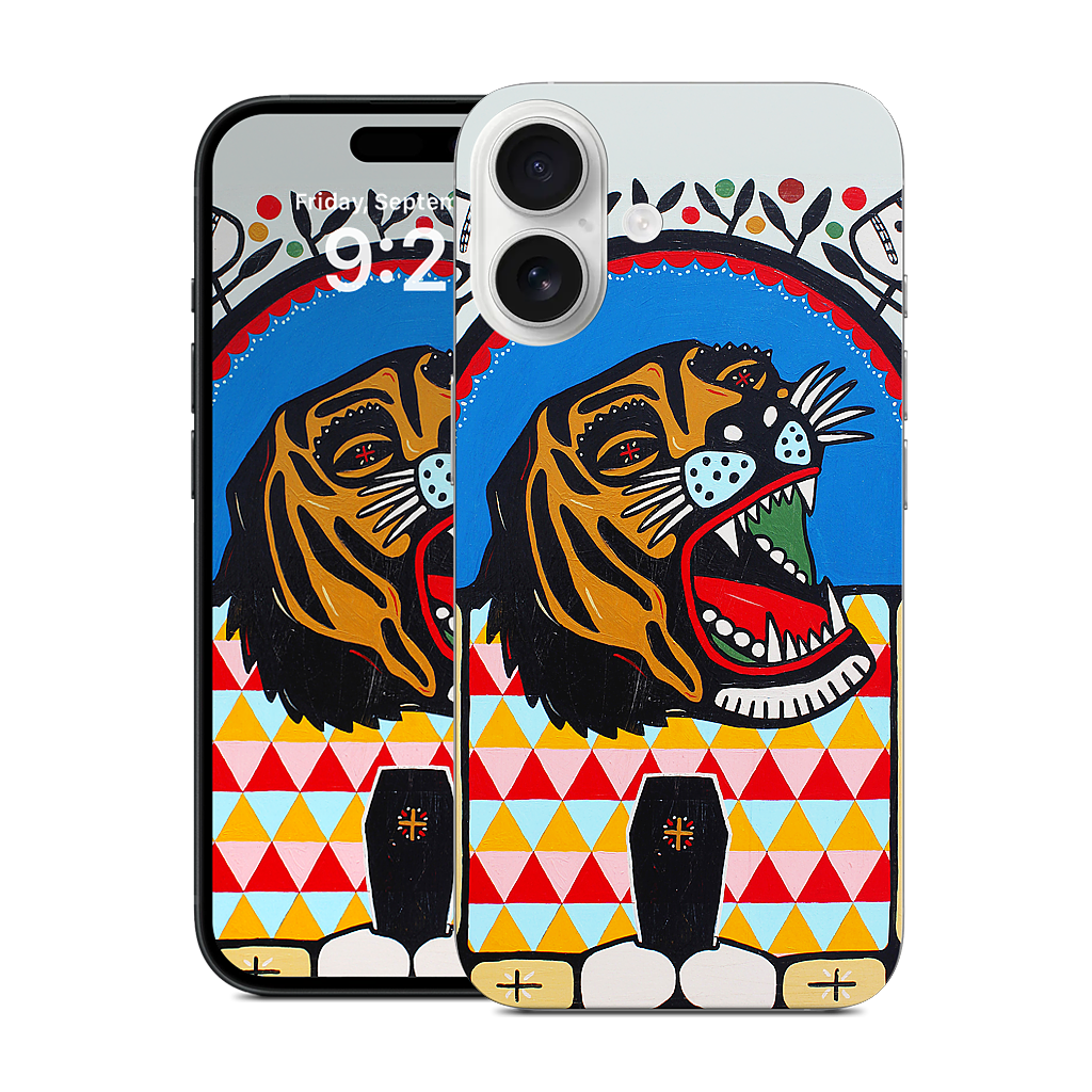 Tiger Coffin iPhone Skin