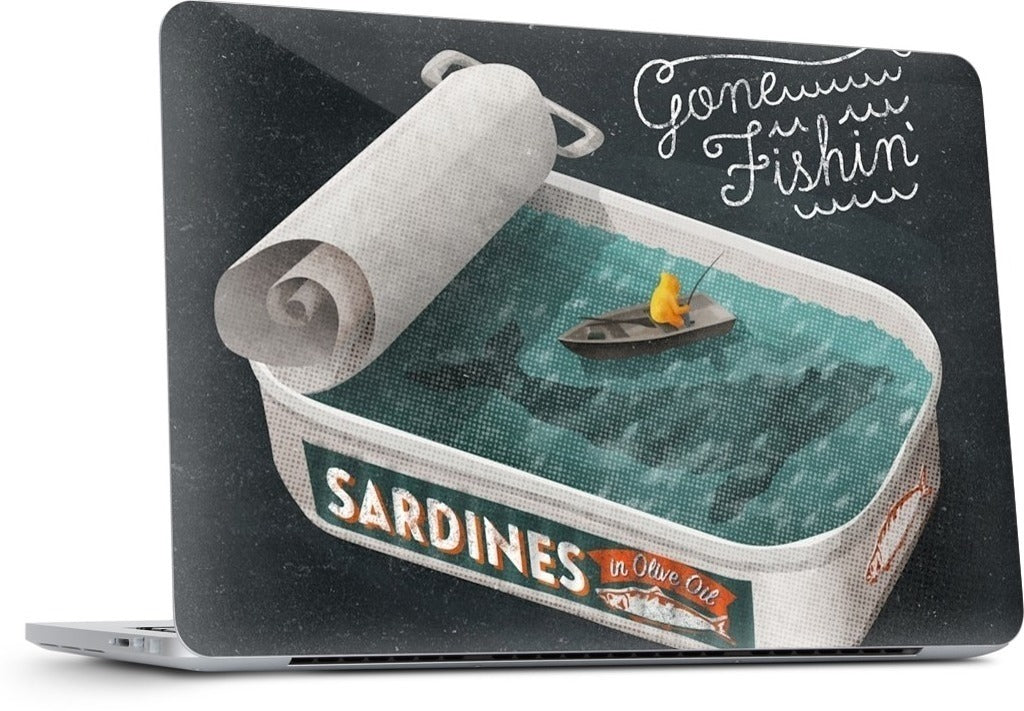 Gone Fishin' MacBook Skin