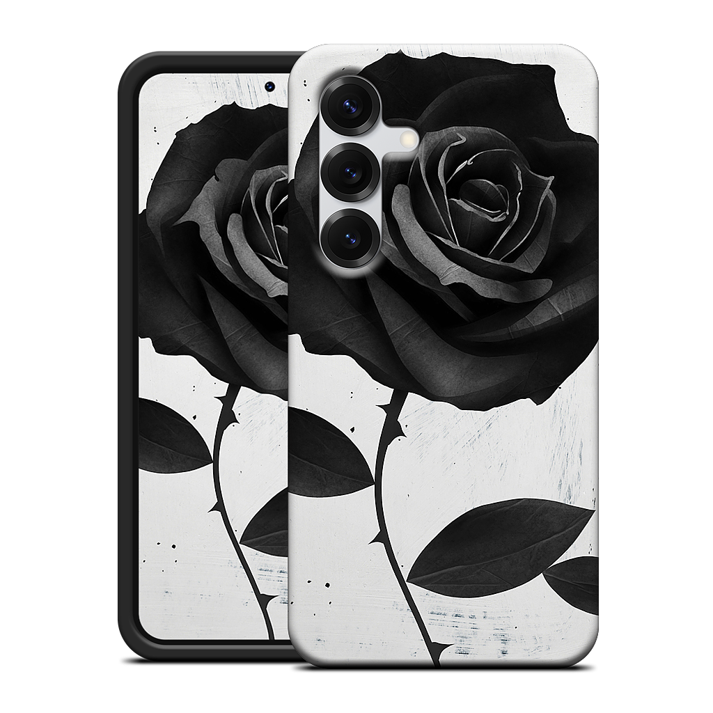 Fabric Rose Samsung Case