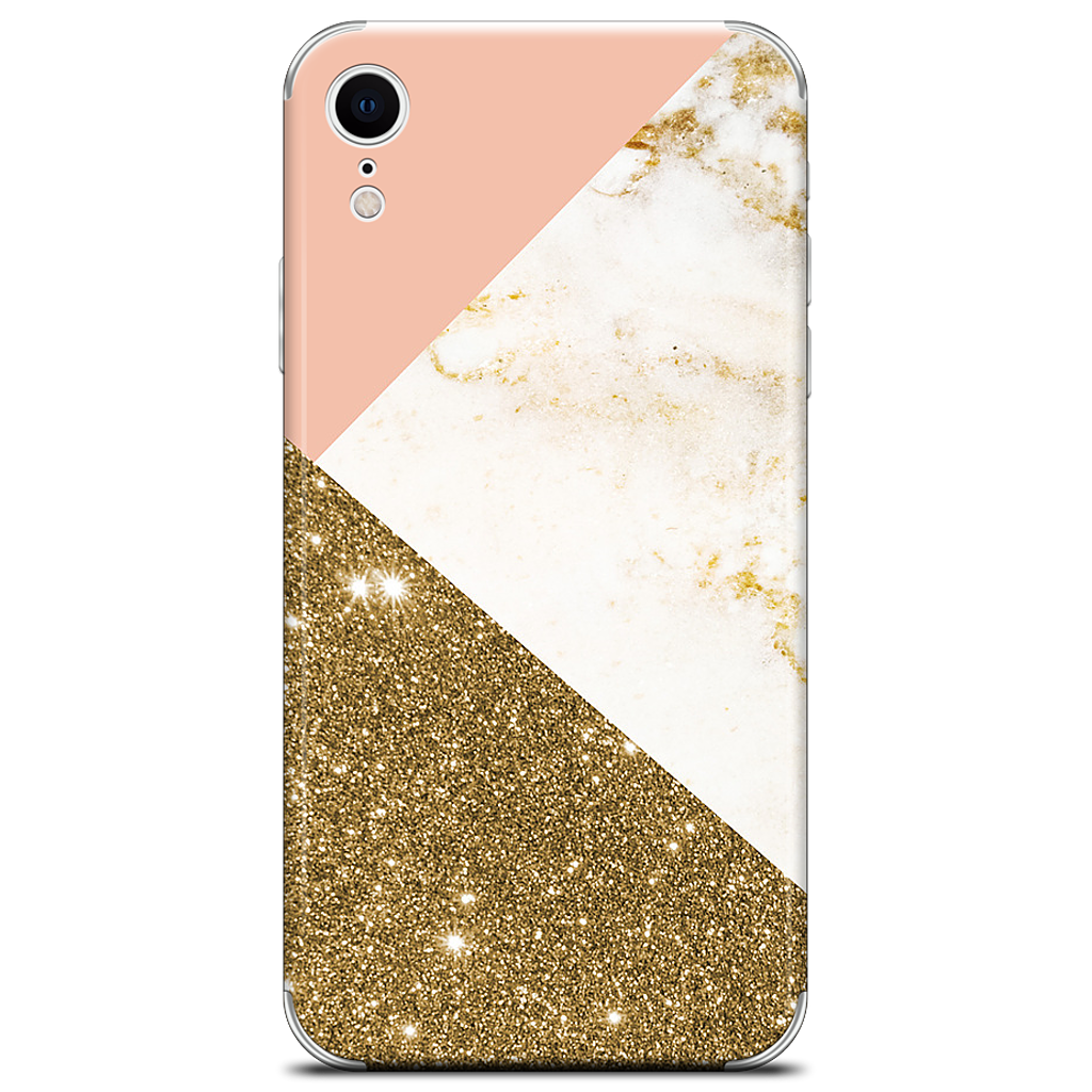 Gold Marble Collage  iPhone Skin