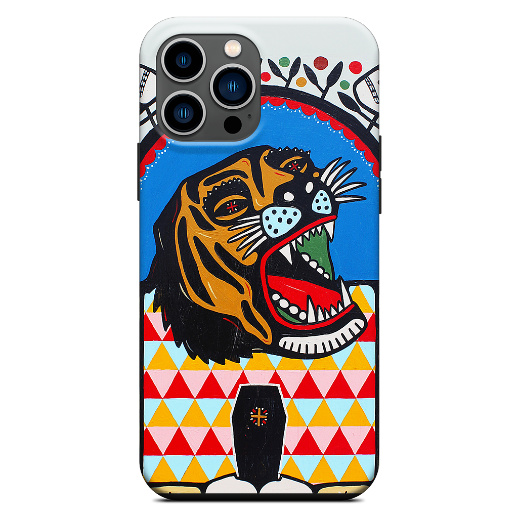 Tiger Coffin iPhone Case