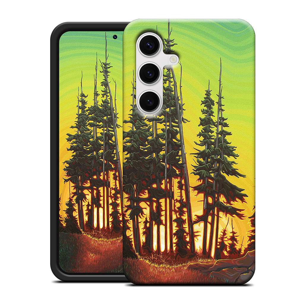 Green Skies At Night Samsung Case
