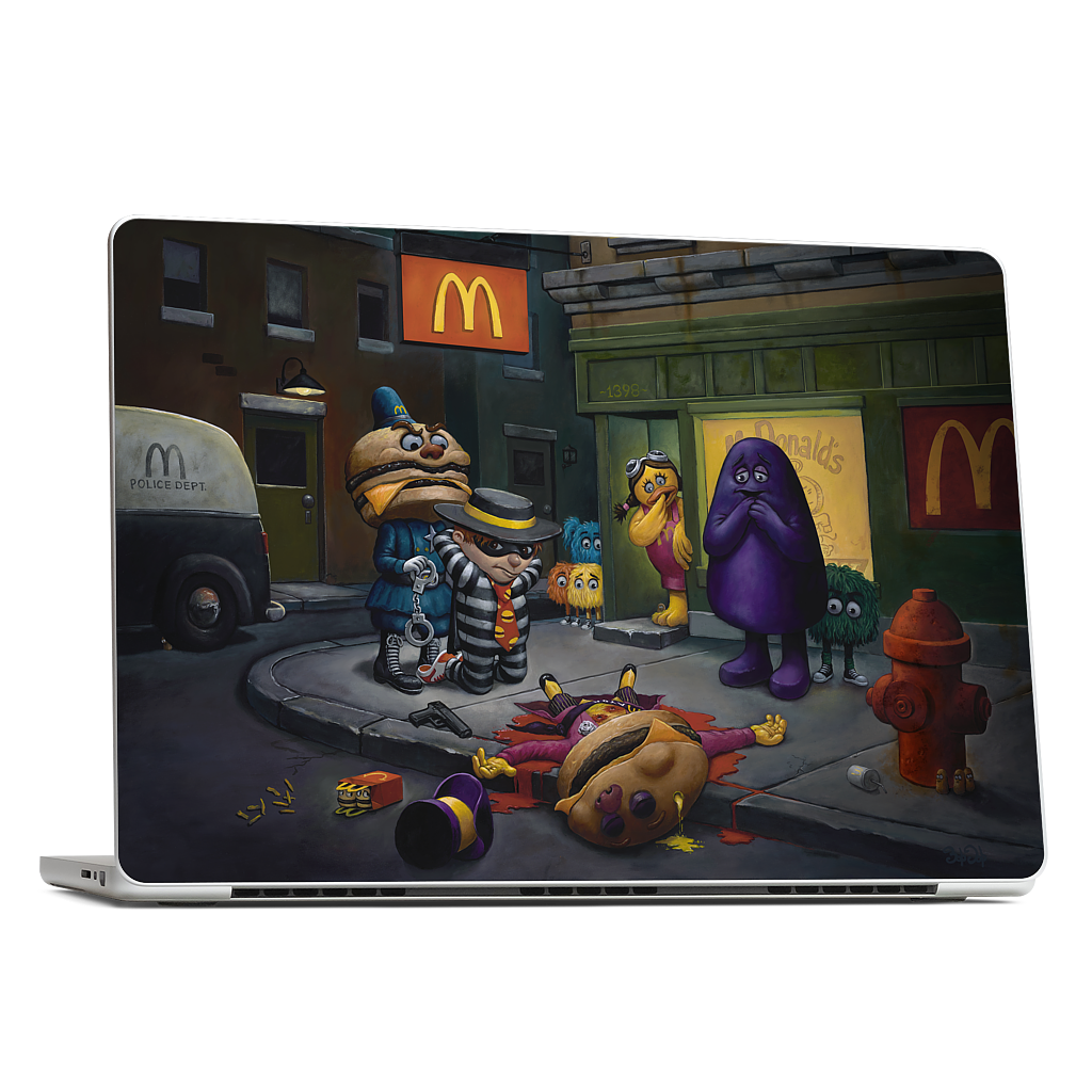 McCheese Gets Greased MacBook Skin