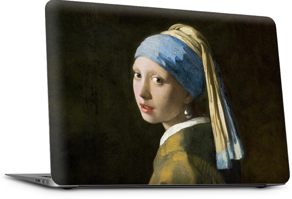 Girl with a Pearl Earring MacBook Skin
