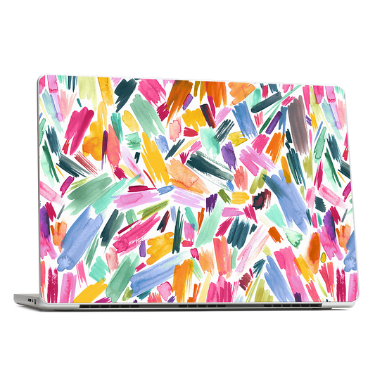 Colorful Abstract Strokes MacBook Skin