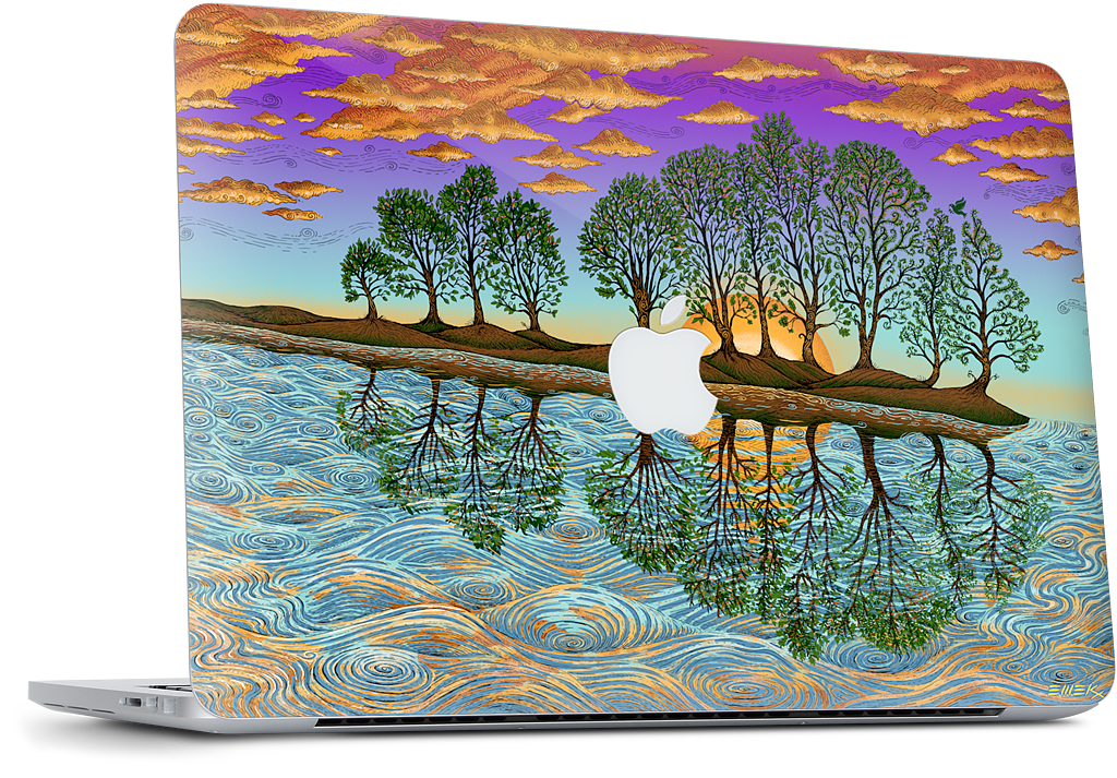 Guitar In Sea Major MacBook Skin