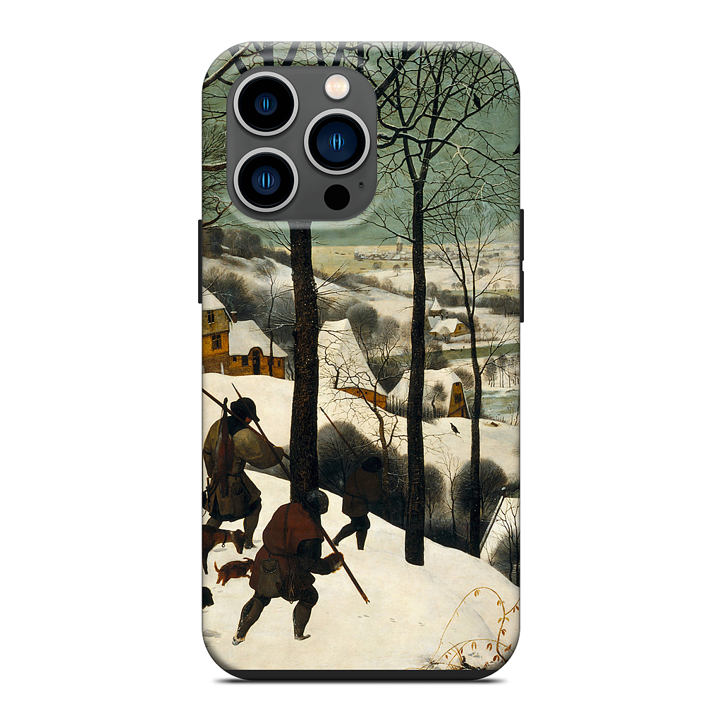 Hunters in the Snow iPhone Case