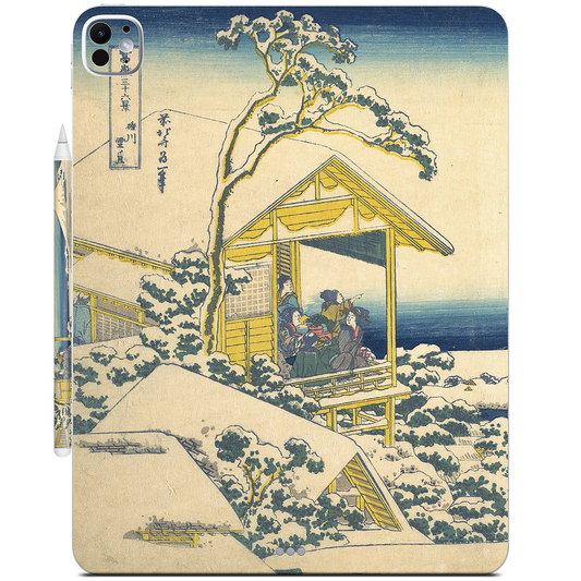 Morning After the Snow at Koishikawa in Edo (Koishikawa yuki no ashita) iPad Skin