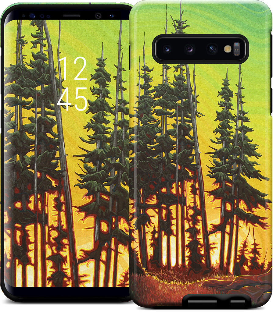 Green Skies At Night Samsung Case