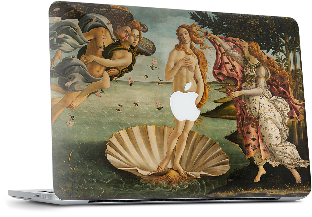 The Birth of Venus MacBook Skin
