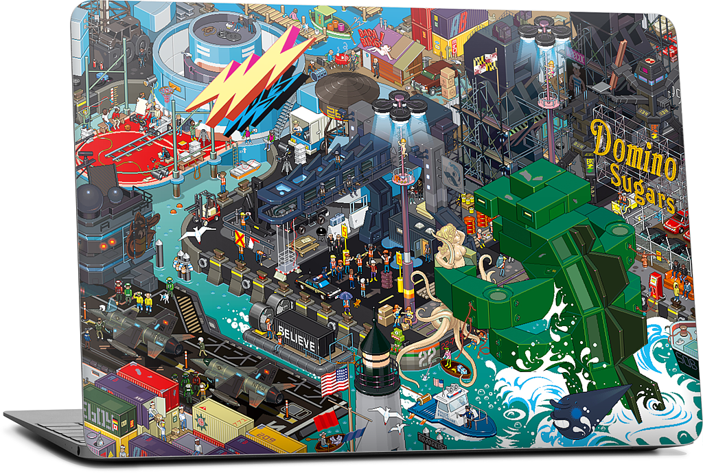 Baltimore Docks MacBook Skin