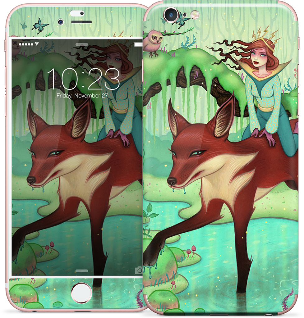 The Fox's Respite iPhone Skin