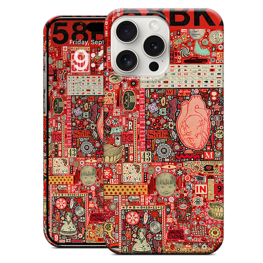 Big Numbers - Heart and Teeth iPhone Case
