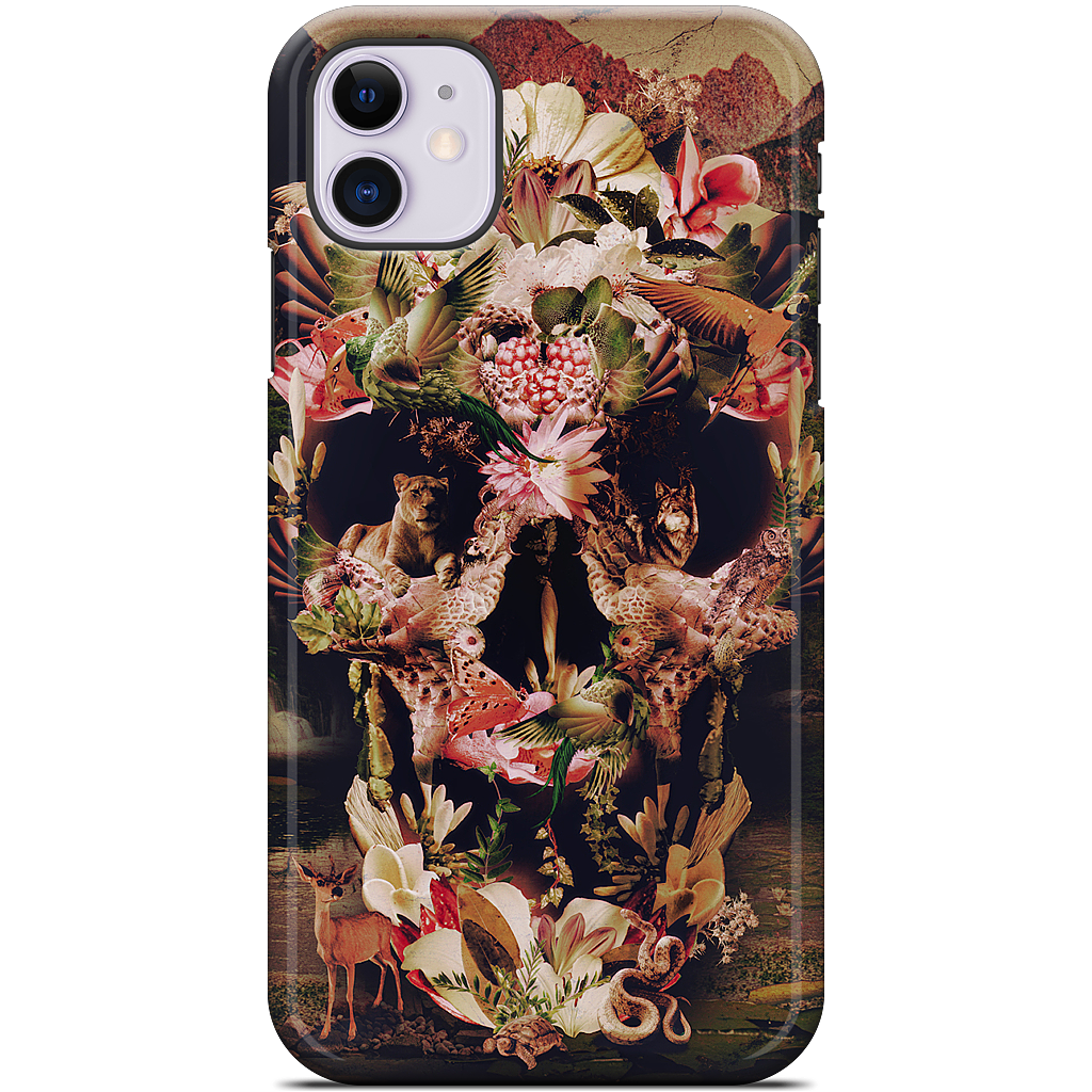 Jungle Skull iPhone Case