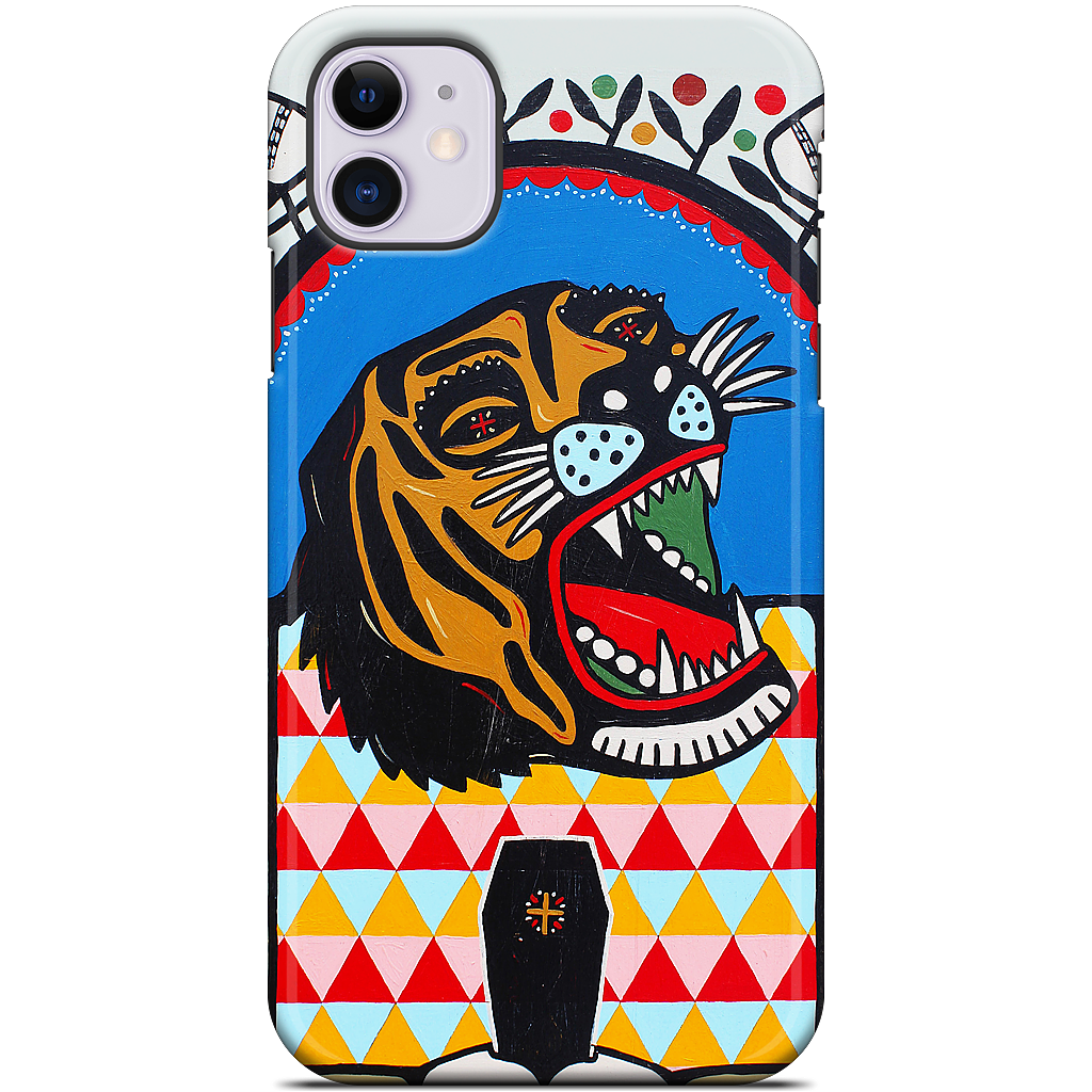Tiger Coffin iPhone Case