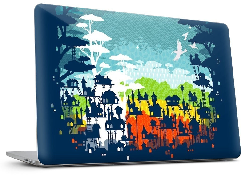 Rainforest City MacBook Skin