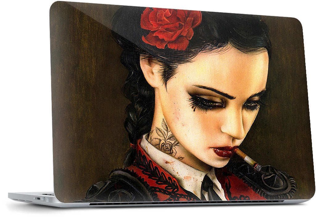 Bull Fight Her MacBook Skin