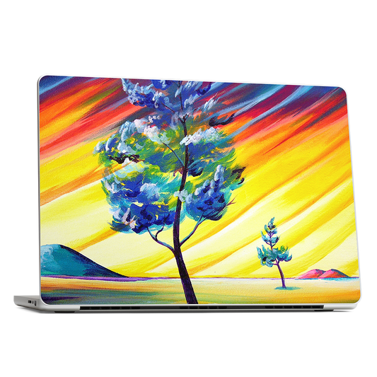 Thick Frost Sunset Glow MacBook Skin