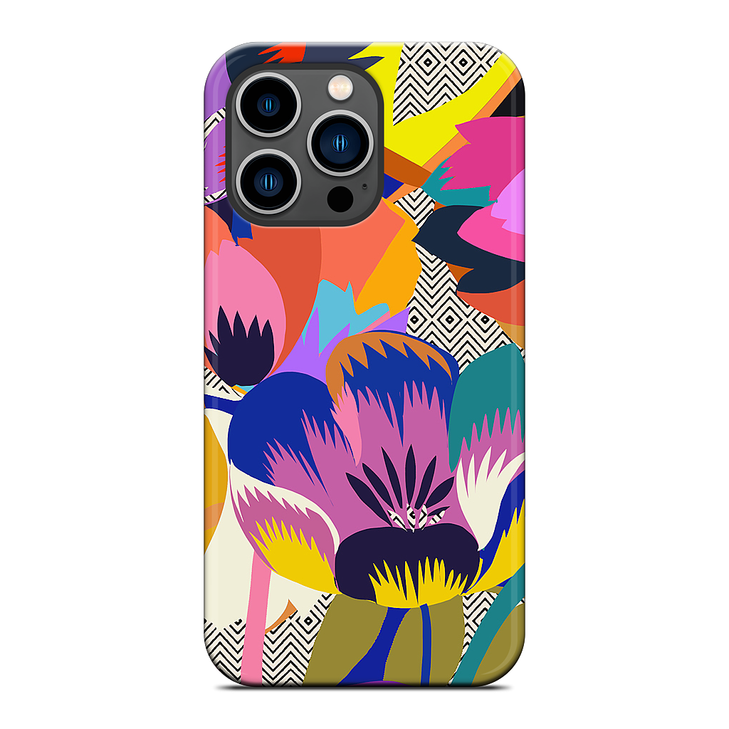 Among the Spring Flowers iPhone Case
