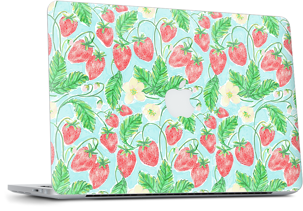 Wild Strawberries MacBook Skin