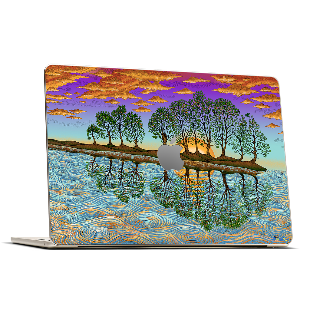 Guitar In Sea Major MacBook Skin
