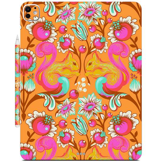 Squirrel Begonia iPad Skin