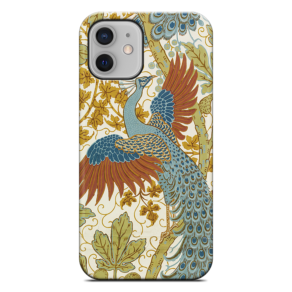 Fig and Peacock iPhone Case