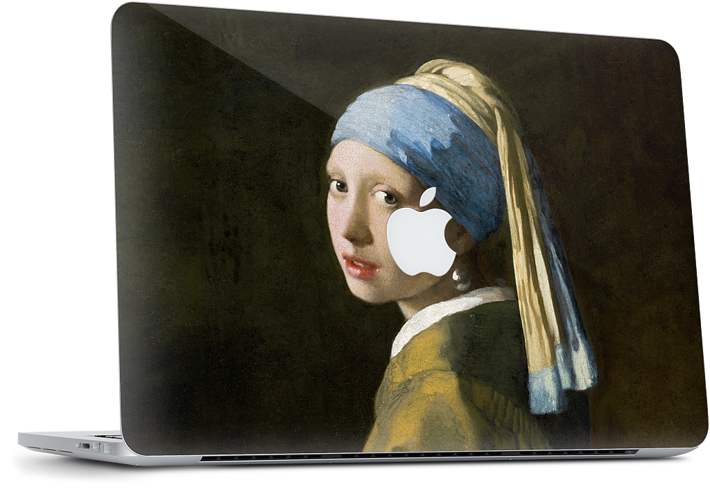 Girl with a Pearl Earring MacBook Skin