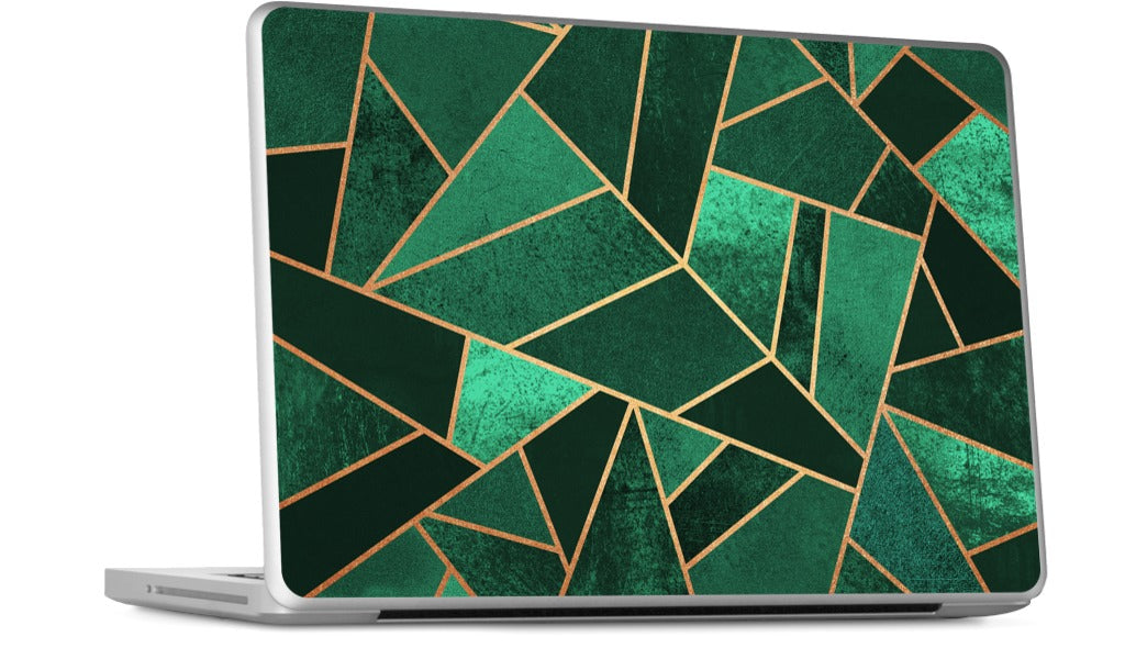 Emerald and Copper MacBook Skin