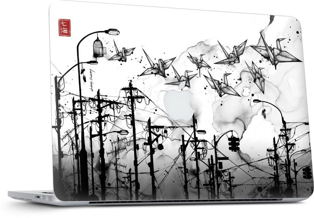 Cable Cranes MacBook Skin