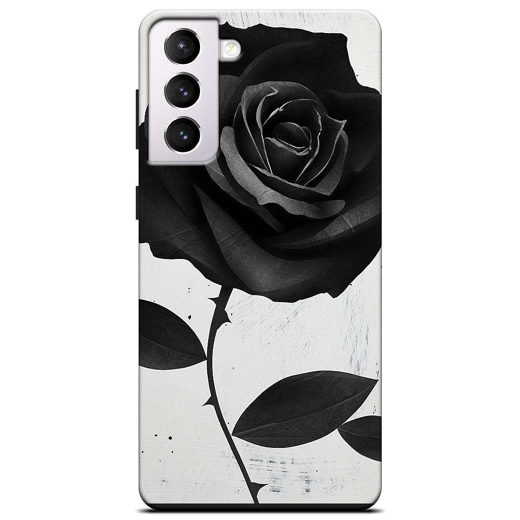 Fabric Rose Samsung Case